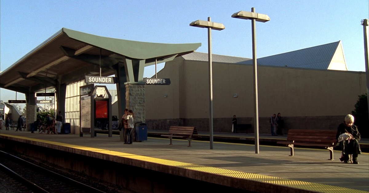 Auburn Washington Sounder commuter train station providing direct rail access to downtown Seattle from King County