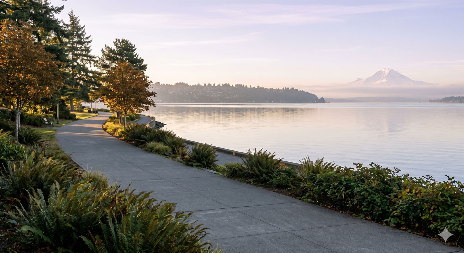 Gene Coulon Memorial Beach Park on Lake Washington in Renton WA