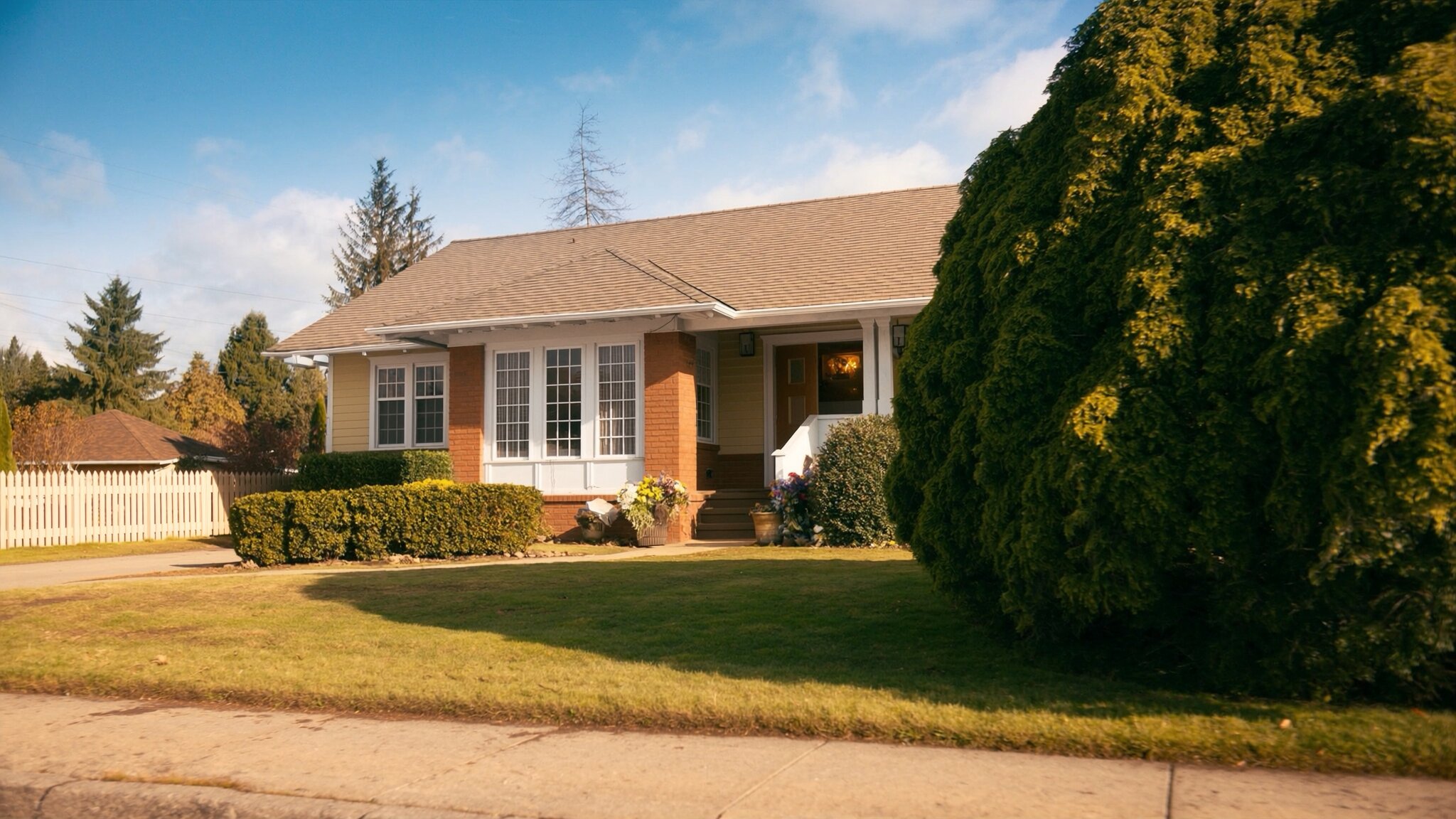 Well-maintained Pacific Northwest home exterior with spring curb appeal representing a prepared King County listing in 2026