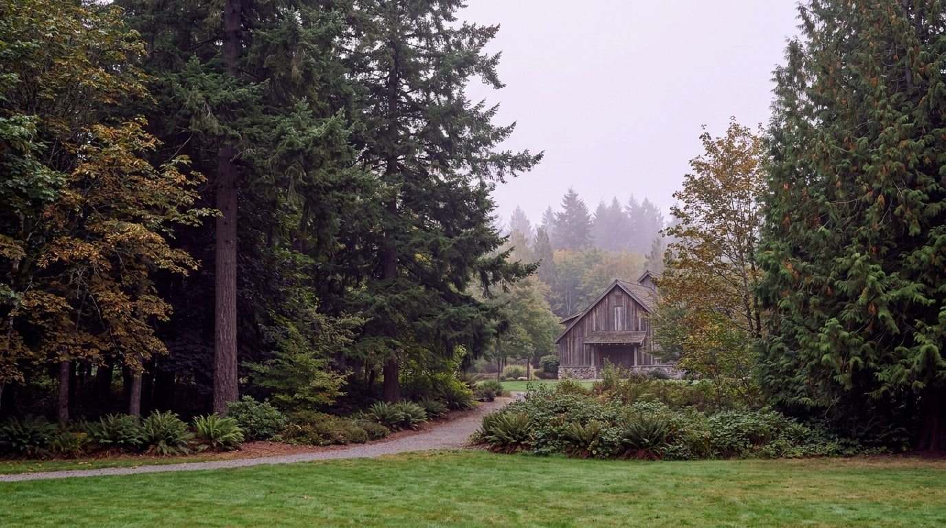 Brooklake Historic Community Center and Park Area in South Federal Way, Washington, a natural area and community gathering space on S 356th Street