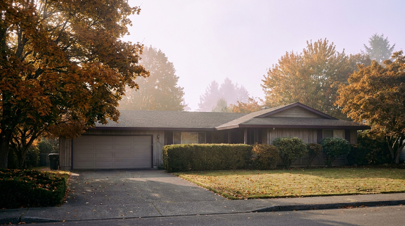 Rambler-style home exterior typical of the Steel Lake / Downtown Core neighborhood of Federal Way, WA