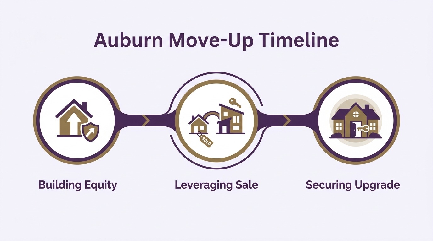 Auburn move-up buyer timeline and equity math 2026