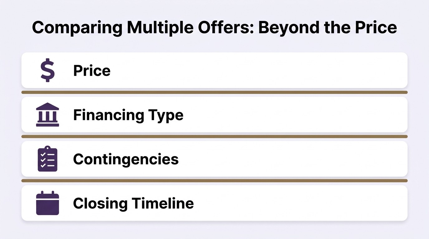 How to compare multiple offers Kent WA 2026 chart