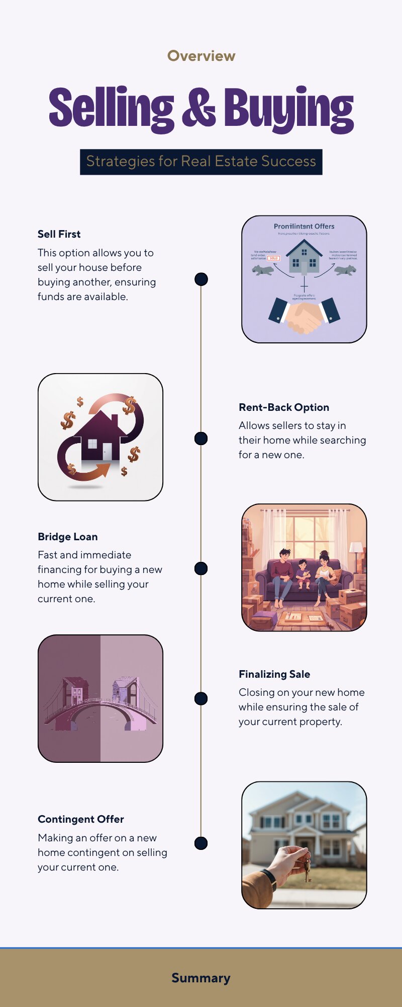 Comparison of sell-first, bridge loan, and contingent offer strategies in King County